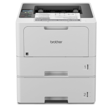 Brother Business Monochrome Laser Printer with Dual Trays Wireless Gigabit Ethernet Networking Duplex Printing Large Paper Capacity Mobile Printing white HL-L5210DWT